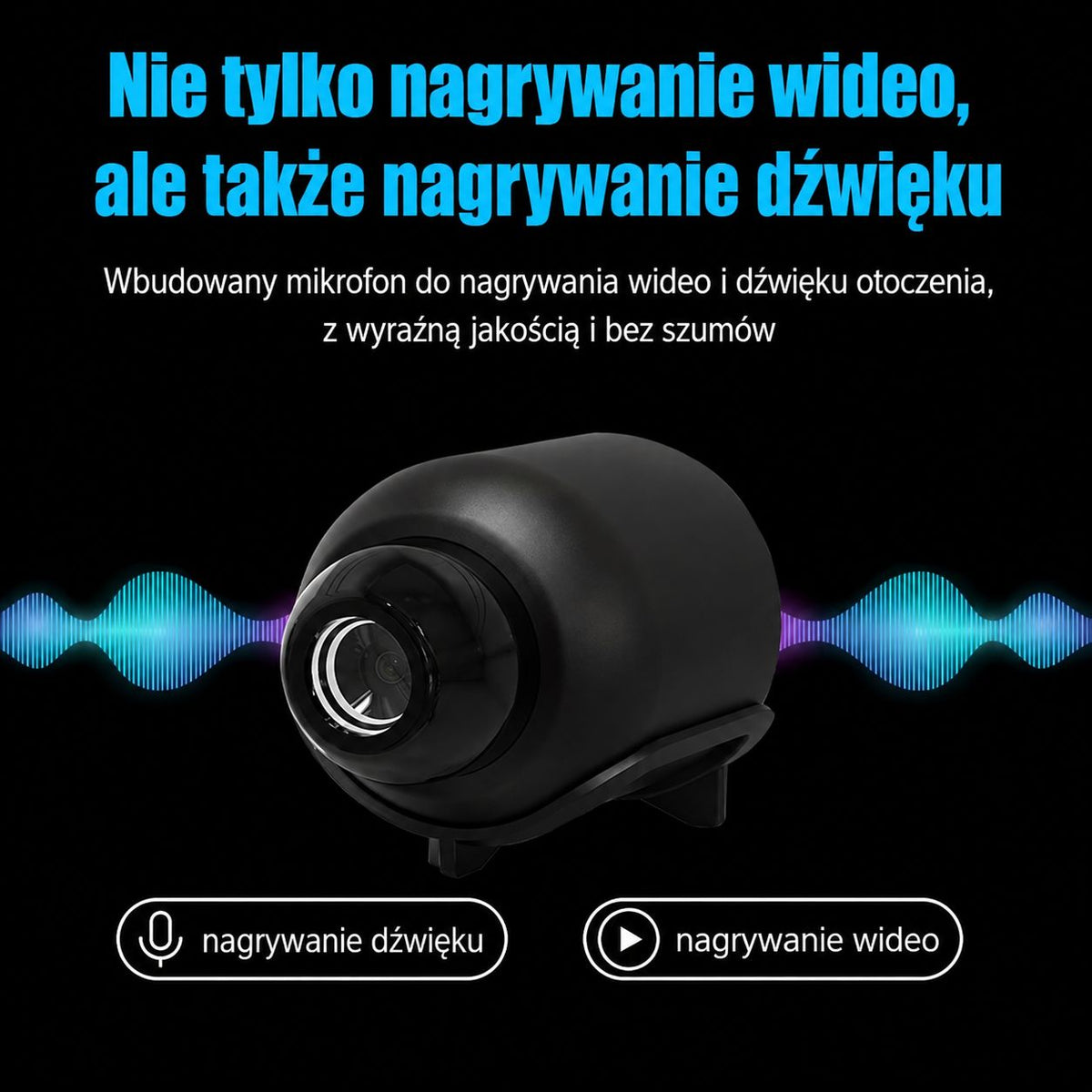 HIT!📷 Mini-Kamera Full HD 1080p, mit Bewegungserkennung, WLAN