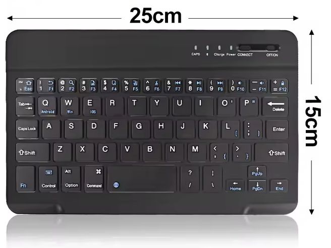 ⌨️ Bluetooth-Tastatur 5.1 – Kabellose Mini-Tastatur für Tablet, Telefon und Laptop