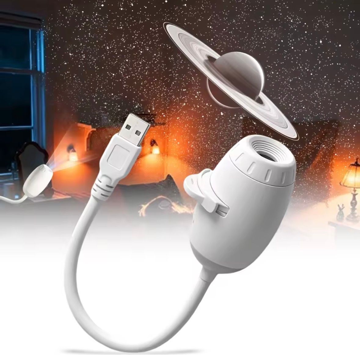 🌌 Mini Projektor Sterne Galaxy 2-in-1 – Magische Atmosphäre in jedem Raum ✨