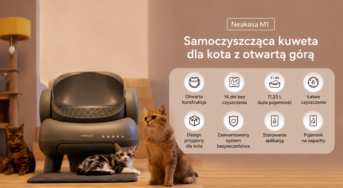 🐱 Neakasa M1 – Selbstreinigende Katzentoilette 🧹