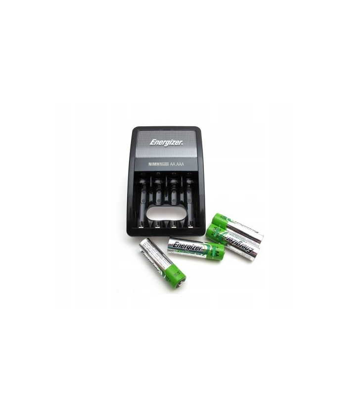 🔋 Ładowarka Energizer Maxi AA/AAA + 4 Akumulatorki AA 2000 mAh ⚡