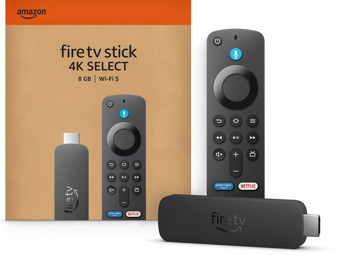 📺 Amazon Fire TV Stick 4K Select 2025 8 GB – Smart TV, Alexa, HDR, Dolby Vision 🎬