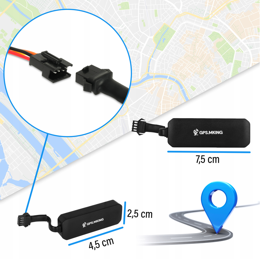 📍 GPS-Tracker MKING MKX10 für Auto und Motorrad – App, IP65, ohne Abo 🚗