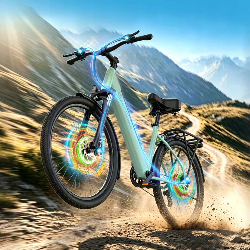 🚲 Rower Elektryczny ALLGOBIKE 27,5" 250W 15Ah – Shimano 7S, Zasięg do 100 km ⚡