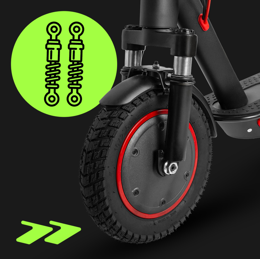 🛴 Hulajnoga Elektryczna SCOOPES E-Cruise 350W – Zasięg 35 km, Koła 10", Amortyzacja ⚡